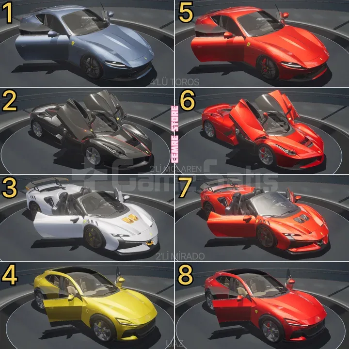 FERRARİ ARAÇ KARTI İLANI !!!